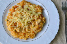 risotto z cukini i kurczakiem